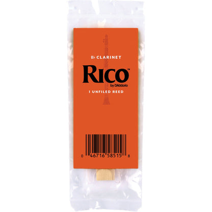 Rico by D'Addario Bb Clarinet Reeds, Strength 3.0, 50-Pack