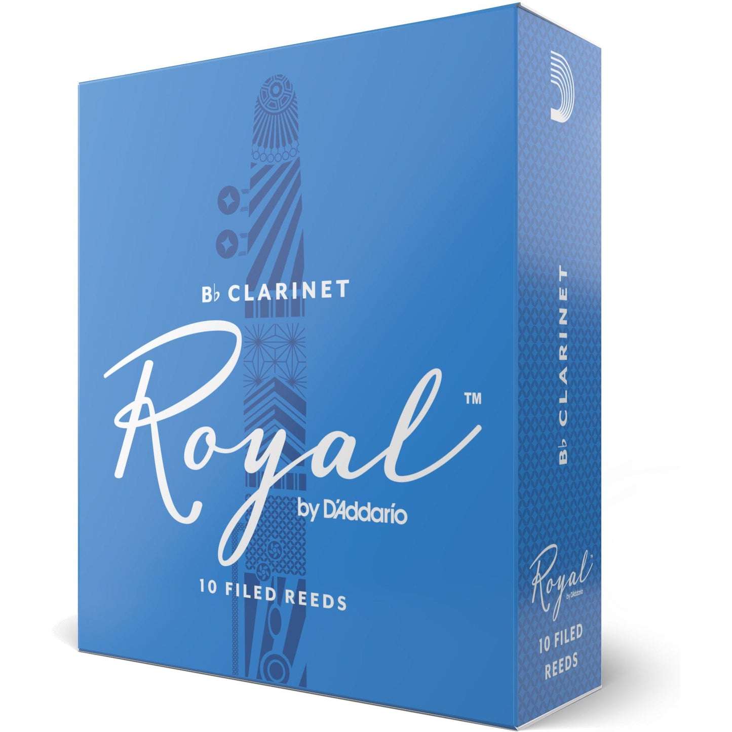 Royal by D'Addario Bb Clarinet Reeds, Strength 1.5, 10-Pack