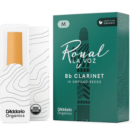 La Voz Bb Clarinet Reeds – Strength Medium (10 Pack)