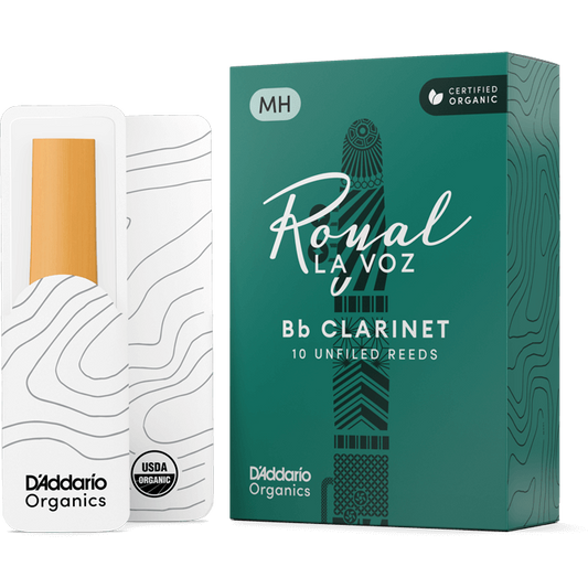 La Voz Bb Clarinet Reeds – Strength Medium Hard (10 Pack)