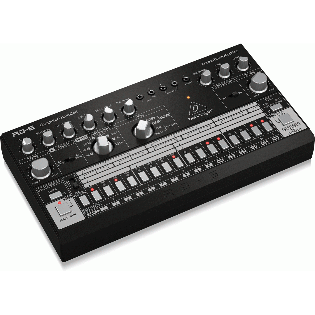 Behringer RD6 BK Analog Drum Machine