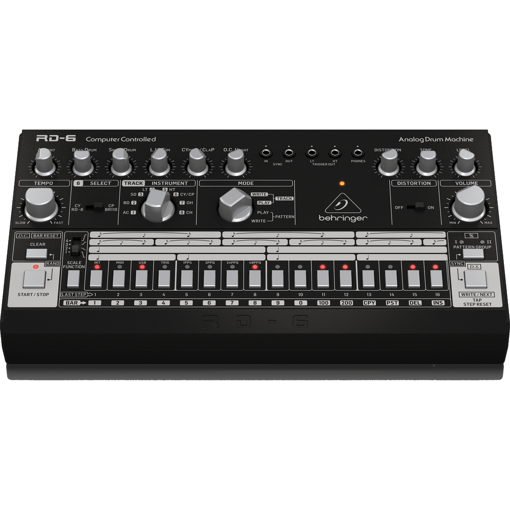 Behringer RD6 BK Analog Drum Machine