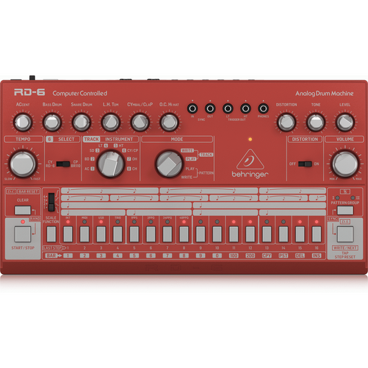 Behringer RD-6-RD Analog Drum Machine