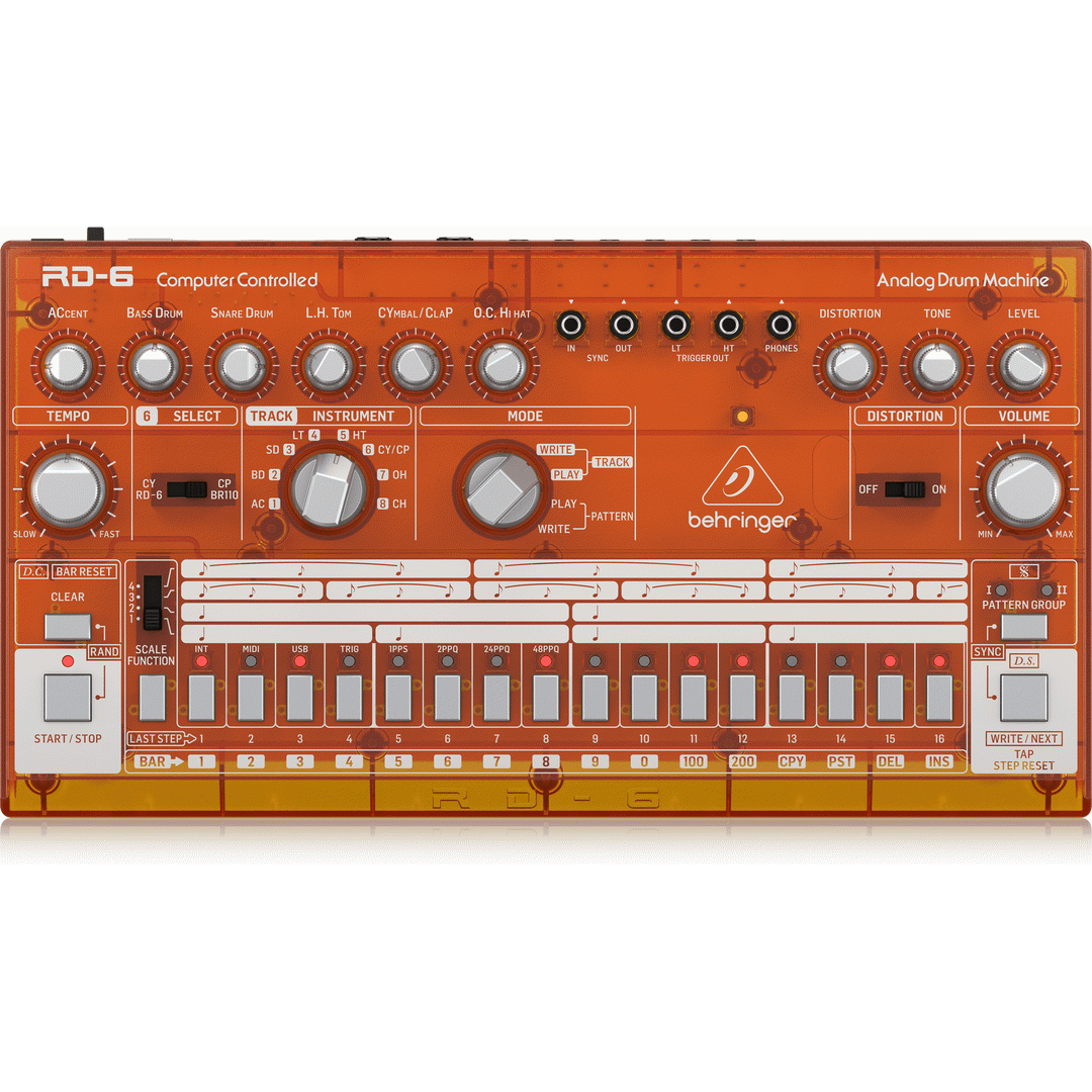 Behringer RD6 TG Analog Drum Machine