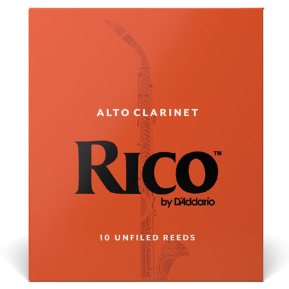 Rico by D'Addario Alto Clarinet Reeds, Strength 3.5, 10 Pack