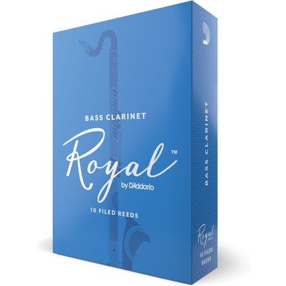 Royal by D'Addario Bass Clarinet Reeds, Strength 2.5, 10 Pack