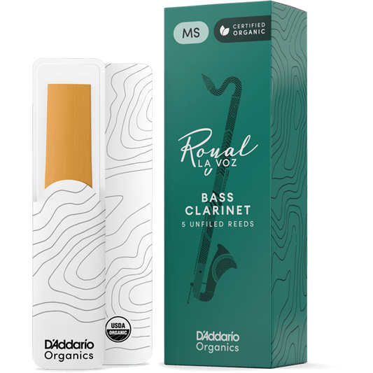 La Voz Bass Clarinet Reeds – Strength Medium Soft (5 Pack)