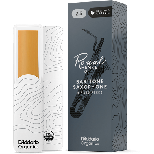 Frederick L. Hemke Baritone Saxophone Reeds – Strength 2.5 (5 Pack)