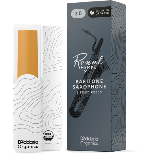 Frederick L. Hemke Baritone Saxophone Reeds – Strength 3.5 (5 Pack)