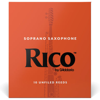 Rico by D'Addario Soprano Sax Reeds, Strength 1.5, 10-Pack