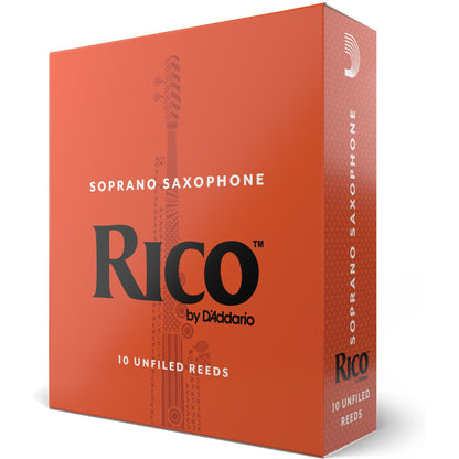 Rico by D'Addario Soprano Sax Reeds, Strength 1.5, 10-Pack