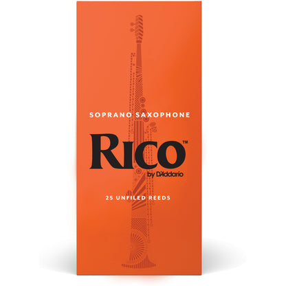 Rico by D'Addario Soprano Sax Reeds, Strength 1.5, 25-Pack