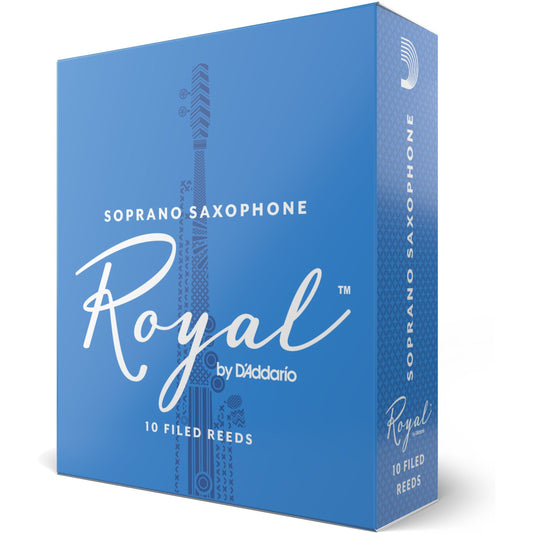 Royal by D'Addario Soprano Sax Reeds, Strength 2.5, 10-Pack