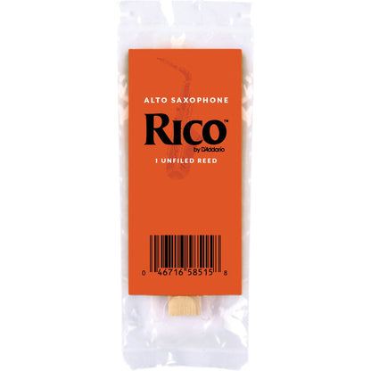 Rico by D'Addario Alto Saxophone Reeds, Strength 3.0, 50-Pack