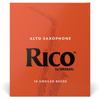 Rico by D'Addario Alto Sax Reeds, Strength 2, 10-Pack