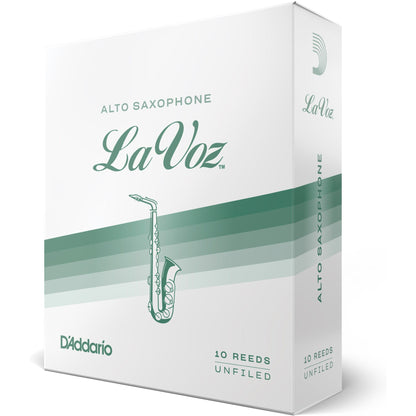 La Voz Alto Saxophone Reeds, Soft, 10 Pack