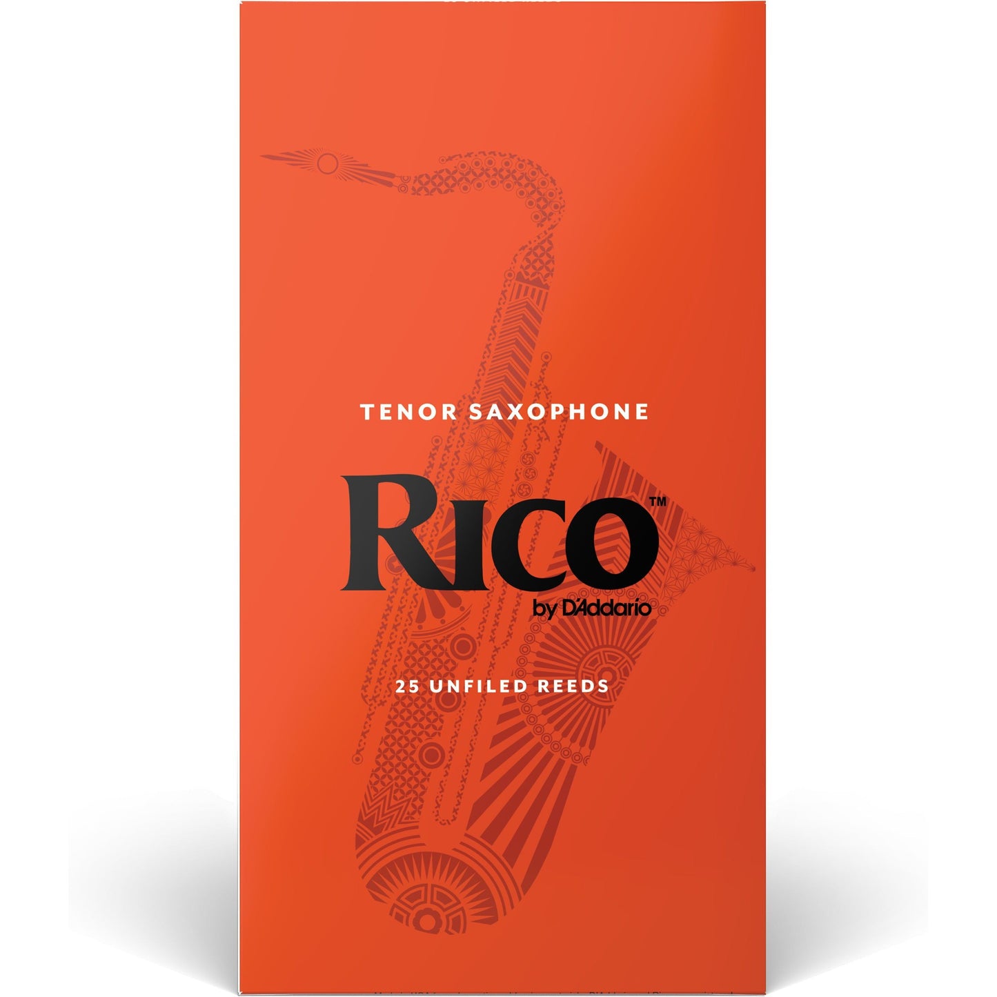 Rico by D'Addario Tenor Sax Reeds, Strength 2.5, 25-Pack