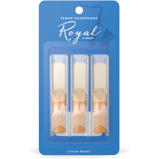 Royal by D'Addario Tenor Sax Reeds, Strength 1.5, 3-Pack