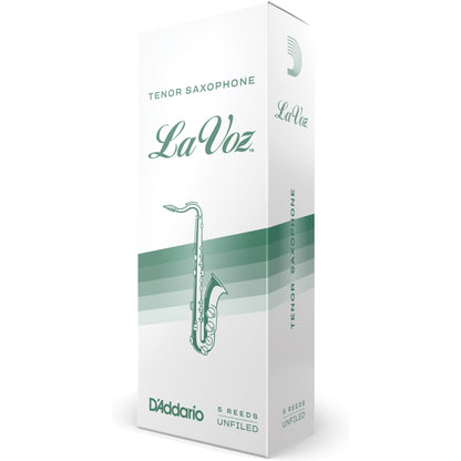 La Voz Tenor Saxophone Reeds, Hard, 5 Pack