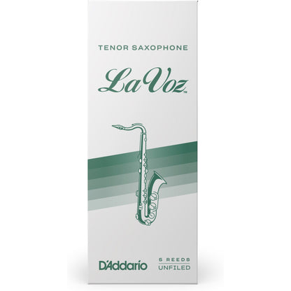 La Voz Tenor Saxophone Reeds, Soft, 5 Pack