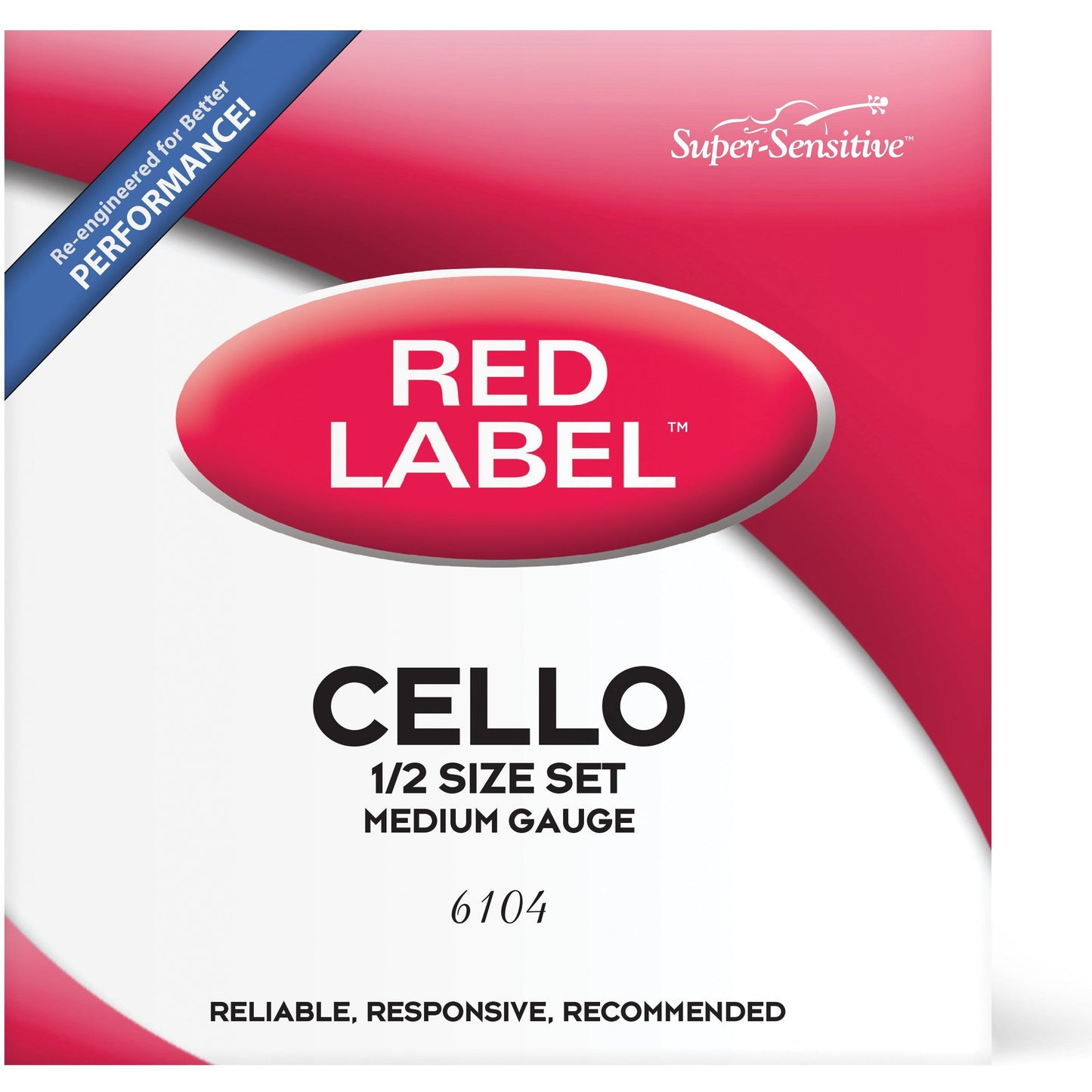 Red Label Cello Set 1/2 Medium