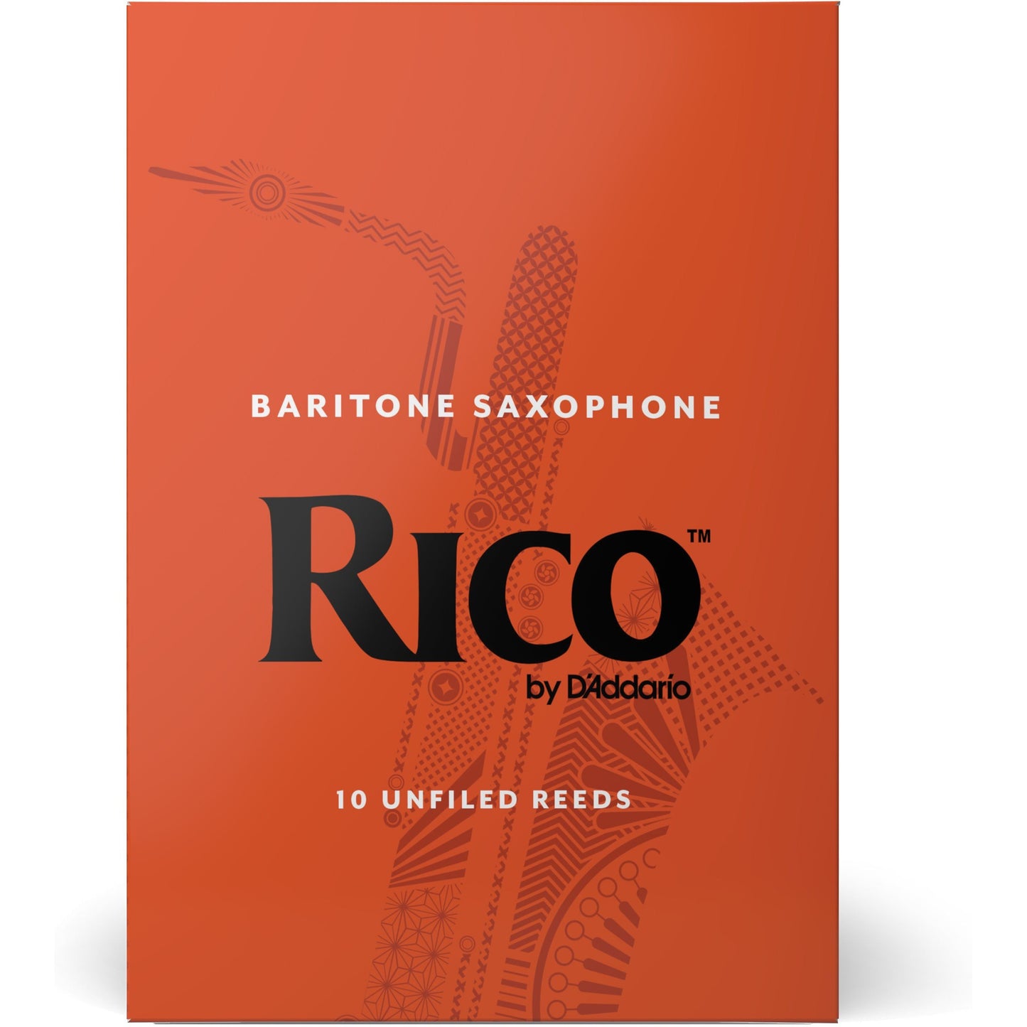 Rico by D'Addario Baritone Sax Reeds, Strength 1.5, 10-Pack