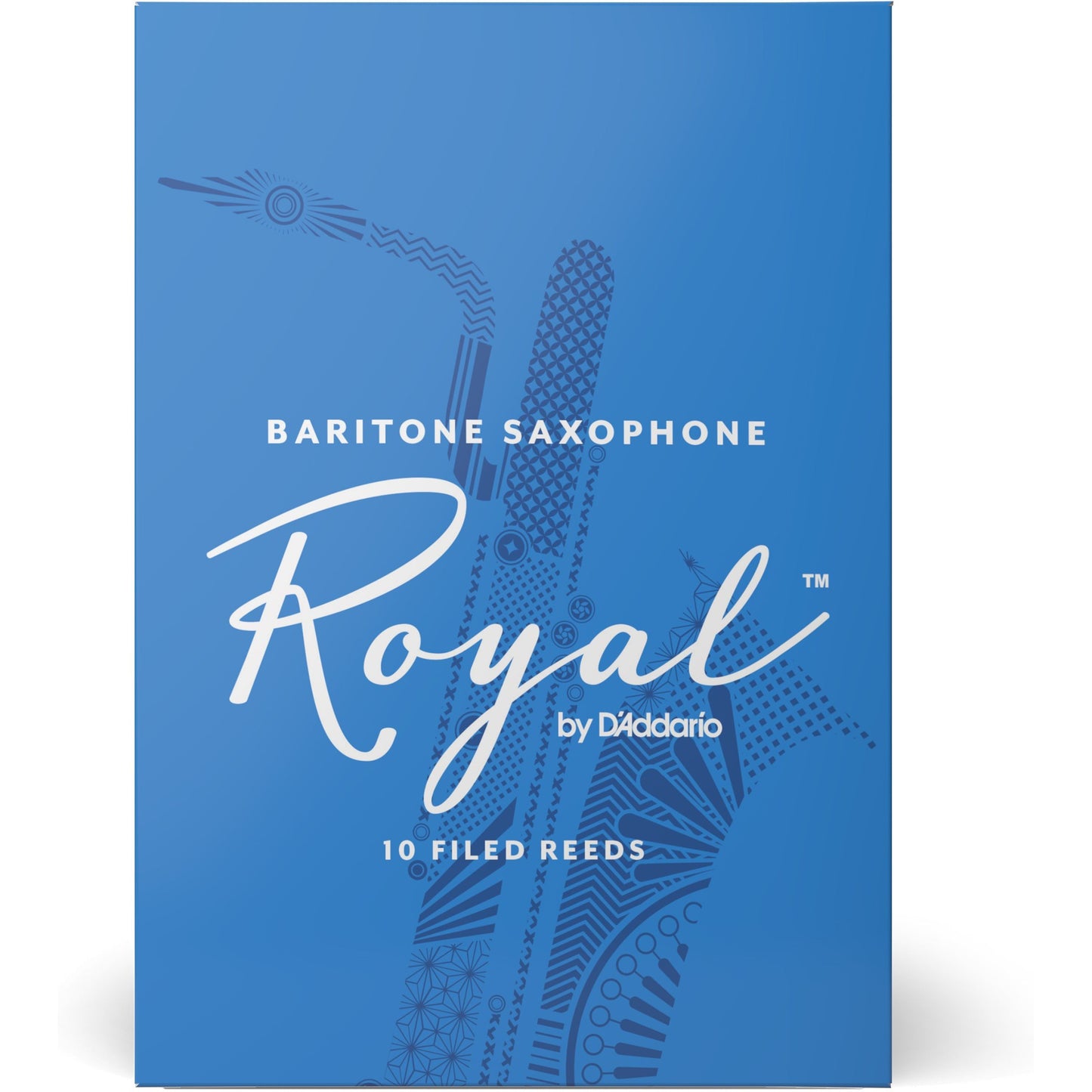 Royal by D'Addario Baritone Sax Reeds, Strength 1.5, 10-Pack