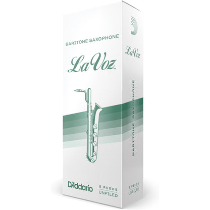 La Voz Baritone Saxophone Reeds, Medium, 5 Pack