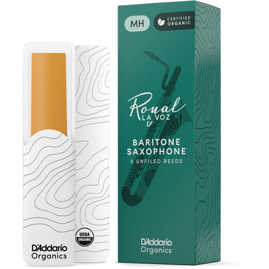 La Voz Baritone Saxophone Reeds – Strength Medium Hard (5 Pack)