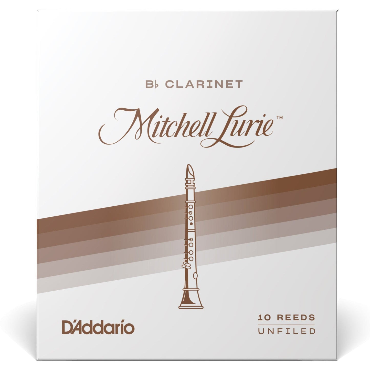 Mitchell Lurie Bb Clarinet Reeds, Strength 2.5, 10 Pack