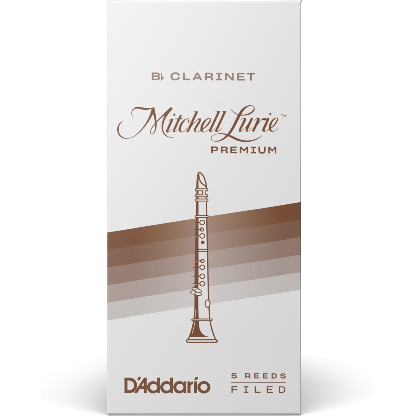 Mitchell Lurie Premium Bb Clarinet Reeds, Strength 4.0, 5 Pack