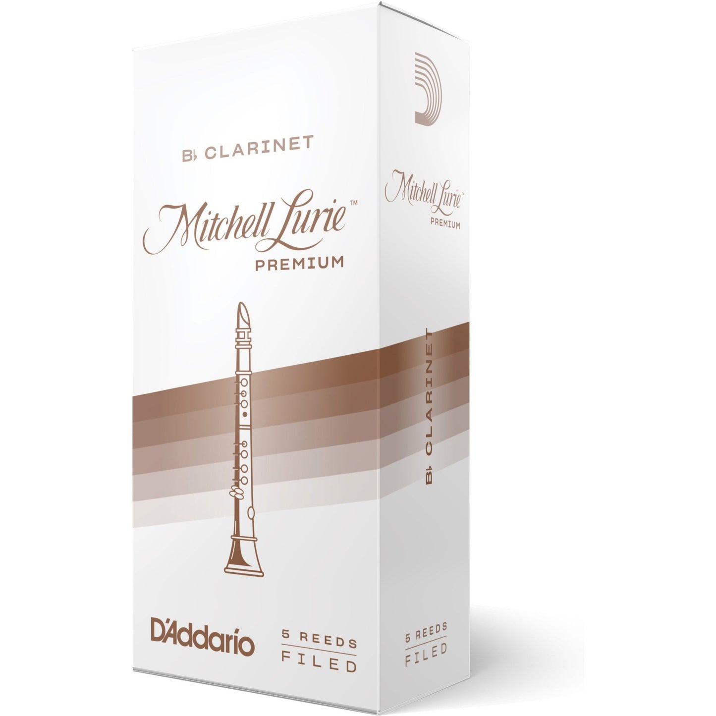 Mitchell Lurie Premium Bb Clarinet Reeds, Strength 4.0, 5 Pack