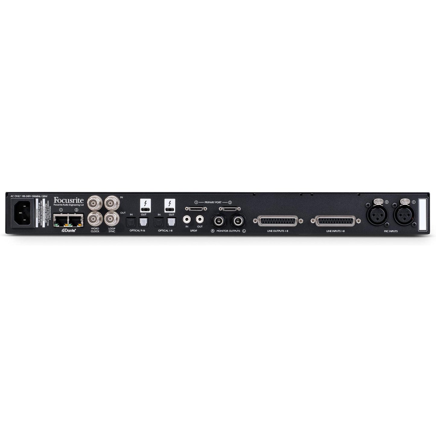 Focusrite Red 8Line 58-In, 64-Out Thunderbolt 3 Audio Interface
