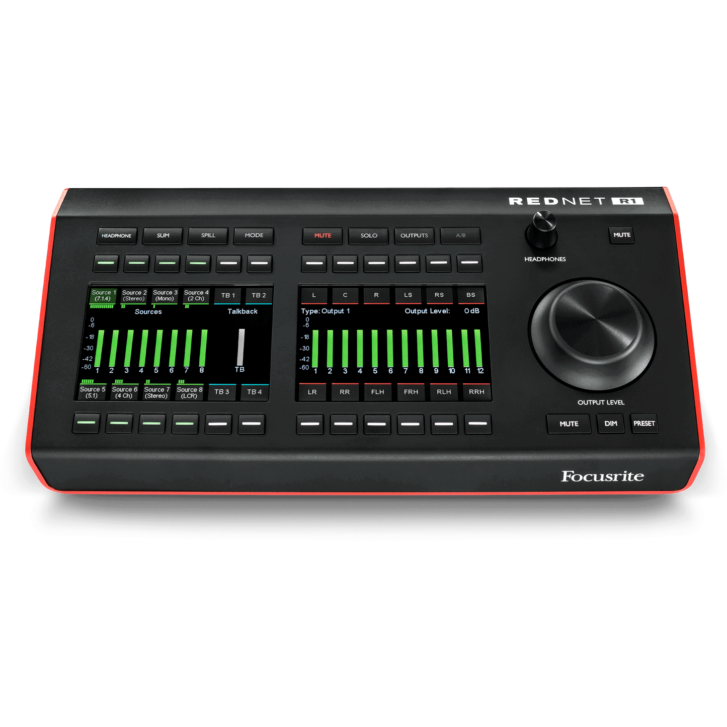 Focusrite REDNET R1 Interface System With Monitor Controller