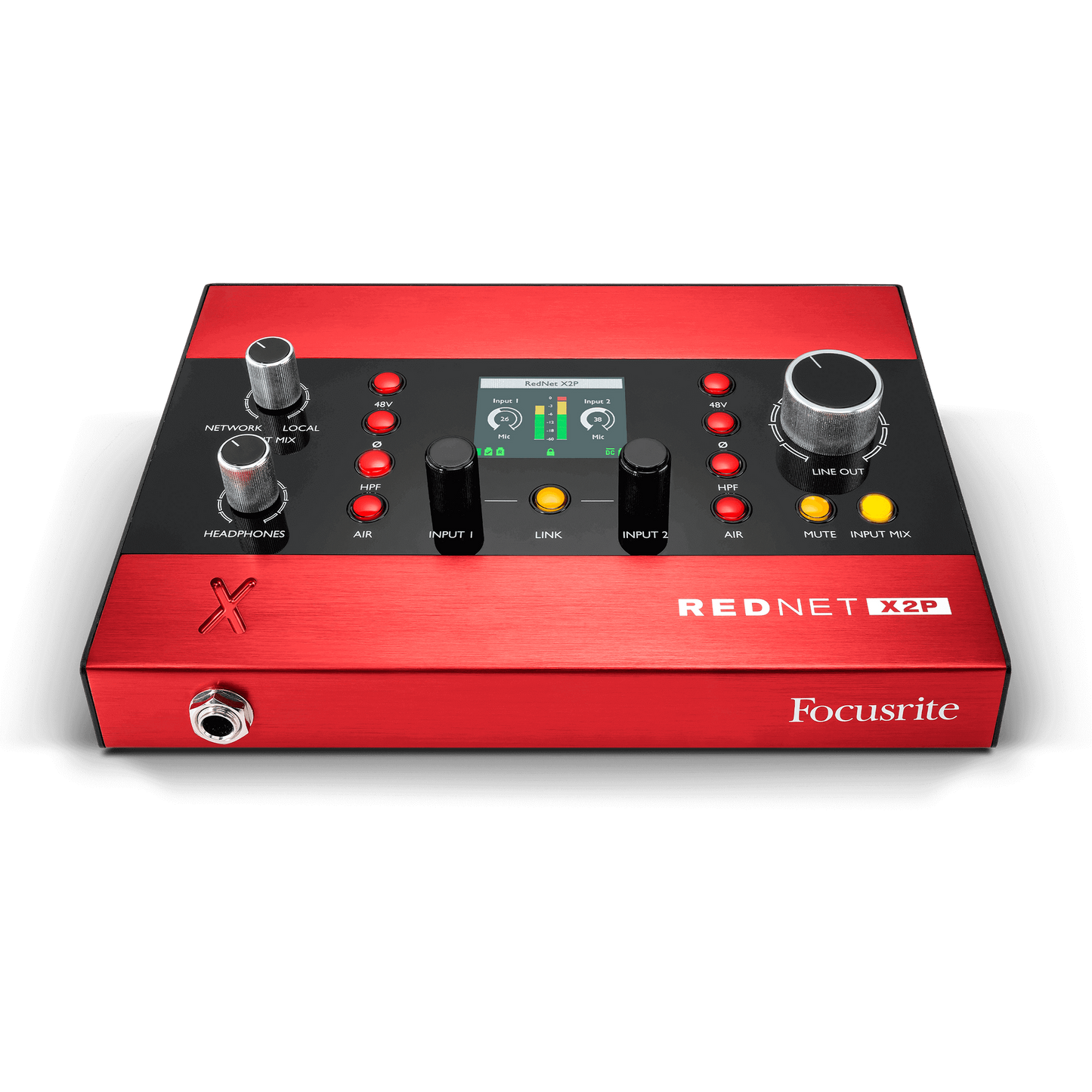 Focusrite RedNet X2P 2×2 Ethernet Audio Interface