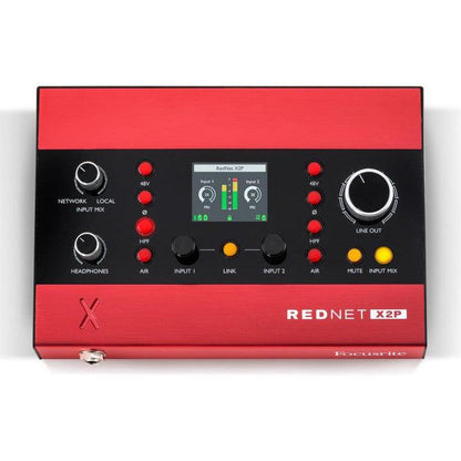 Focusrite RedNet X2P 2×2 Ethernet Audio Interface