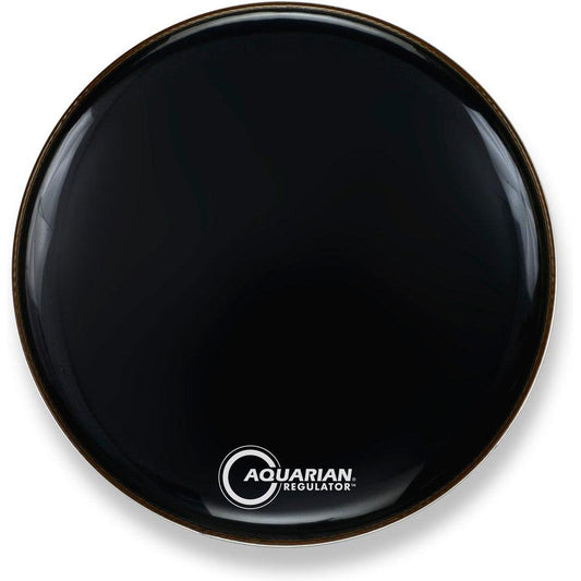 Aquarian Regulator RF – Resonant Drumhead – Gloss Black – 18″ (RF18BK)