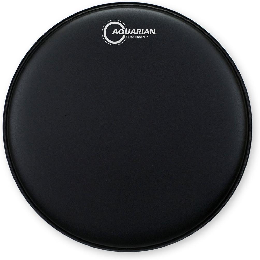 Aquarian Response 2 – Batter Drumhead – Black Texture Coated – 15″ (TCRSP2-15BK)