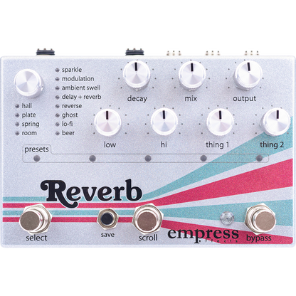 Empress Effects Reverb - Stereo Multi-Mode Reverb Pedal