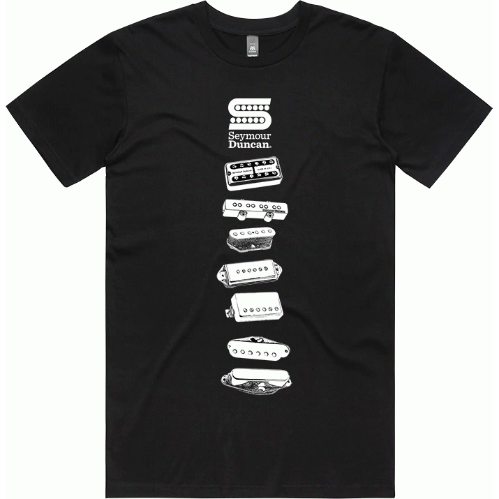 Seymour Duncan Stacked Pickups T-Shirt Medium