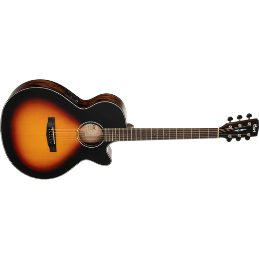 Cort SFX-E 3 Tone Satin Sunburst Small Body Cutaway Acoustic Guitar