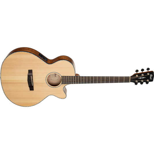 Cort SFX-E Natural Satin Small Body Cutaway Acoustic Guitar