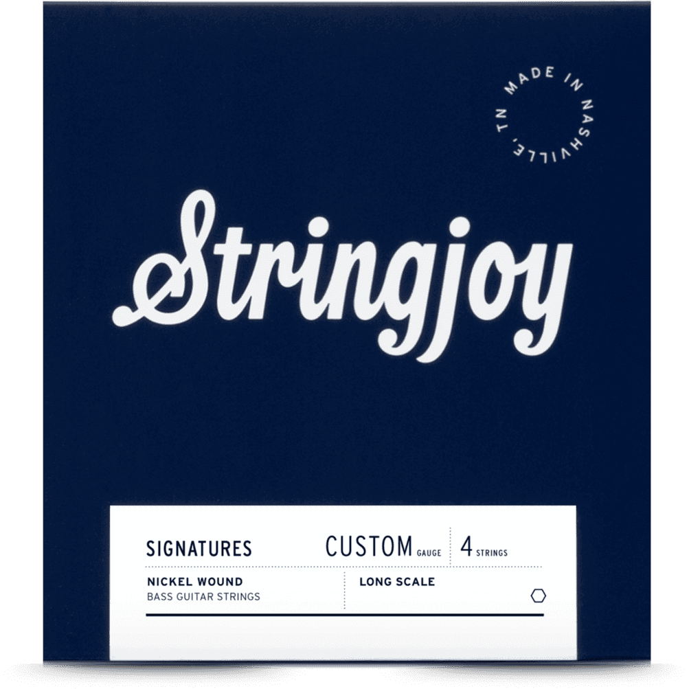 Stringjoy Custom 4 String Long Scale Nickel Wound Bass Guitar Strings