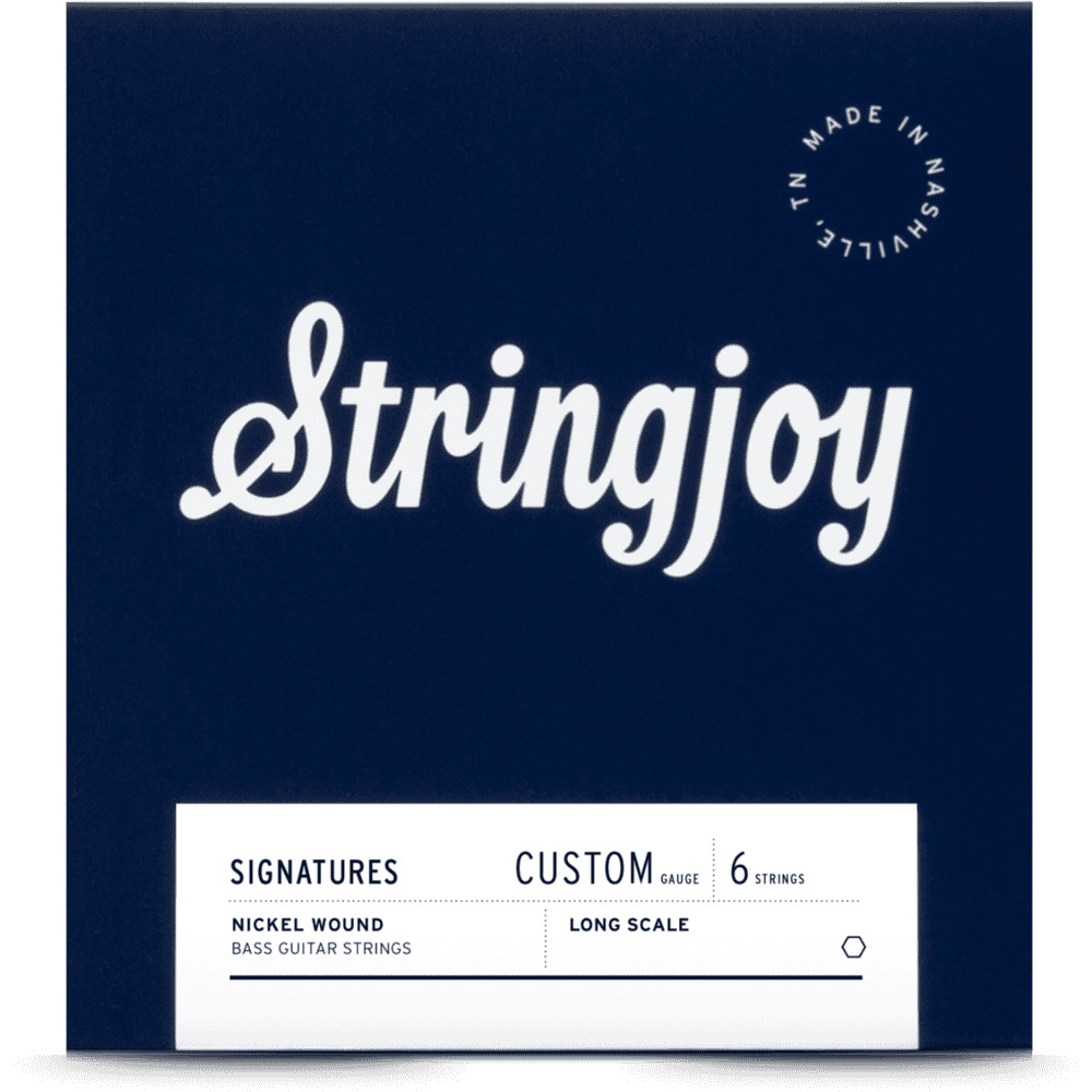 Stringjoy Custom 6 String Long Scale Nickel Wound Bass Guitar Strings