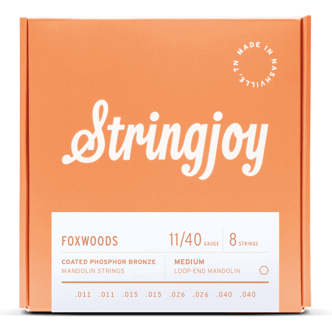 Stringjoy Foxwoods | Medium Gauge (11-40) Coated Phosphor Bronze Mandolin Strings