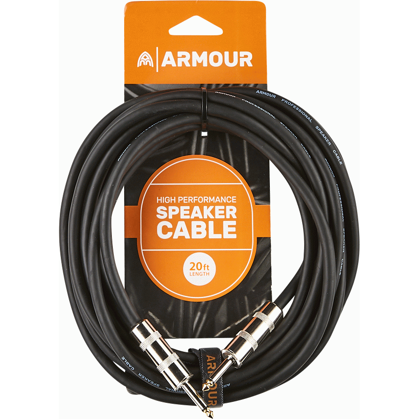 Armour SJP20 HP Jack 20 Foot Speaker Cable