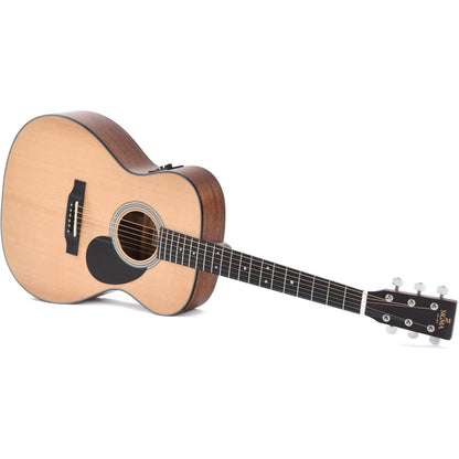 Sigma SOMM-STE OM Acoustic Guitar All Solid Spruce Top and Mahogany Back and Sides - Satin