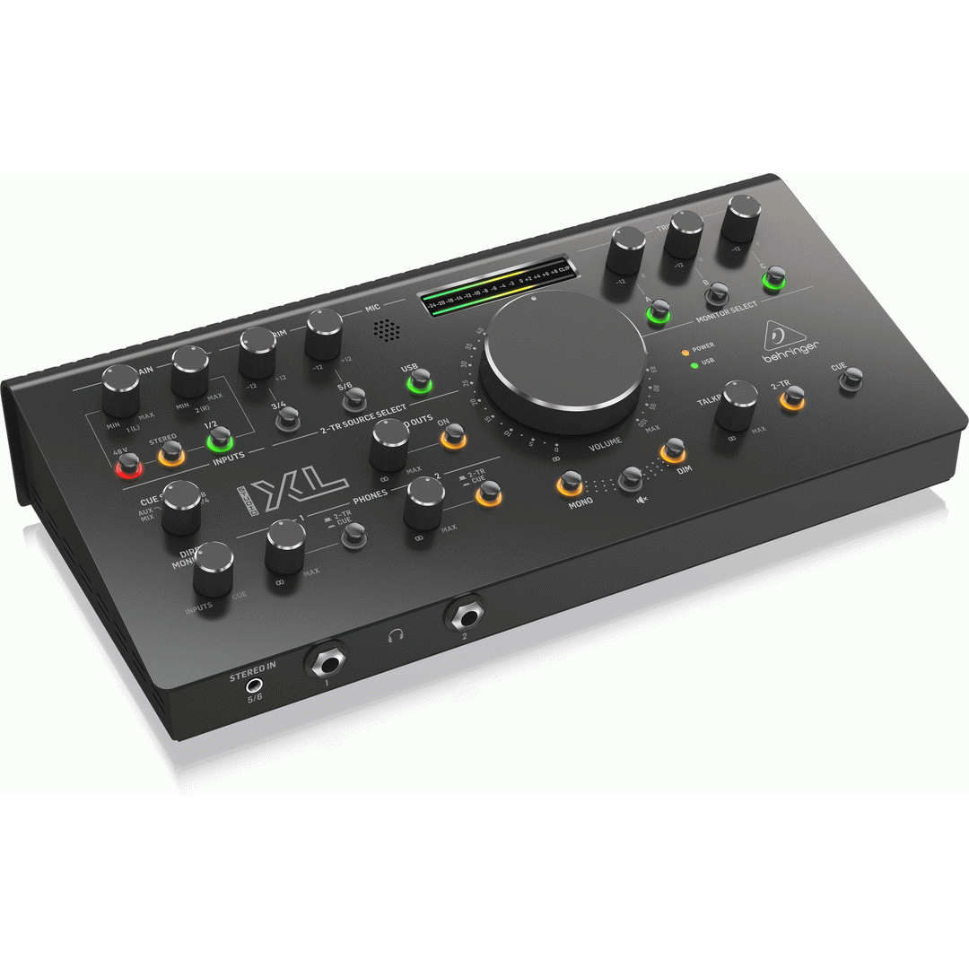 Behringer STUDIOXL High-End Studio Control and Communication Center with Midas Preamps, 192 kHz 2x4 USB Audio Interface and VCA Stereo Tracking