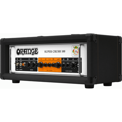 Orange Super Crush 100 Guitar Head in Black