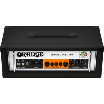 Orange Super Crush 100 Guitar Head in Black